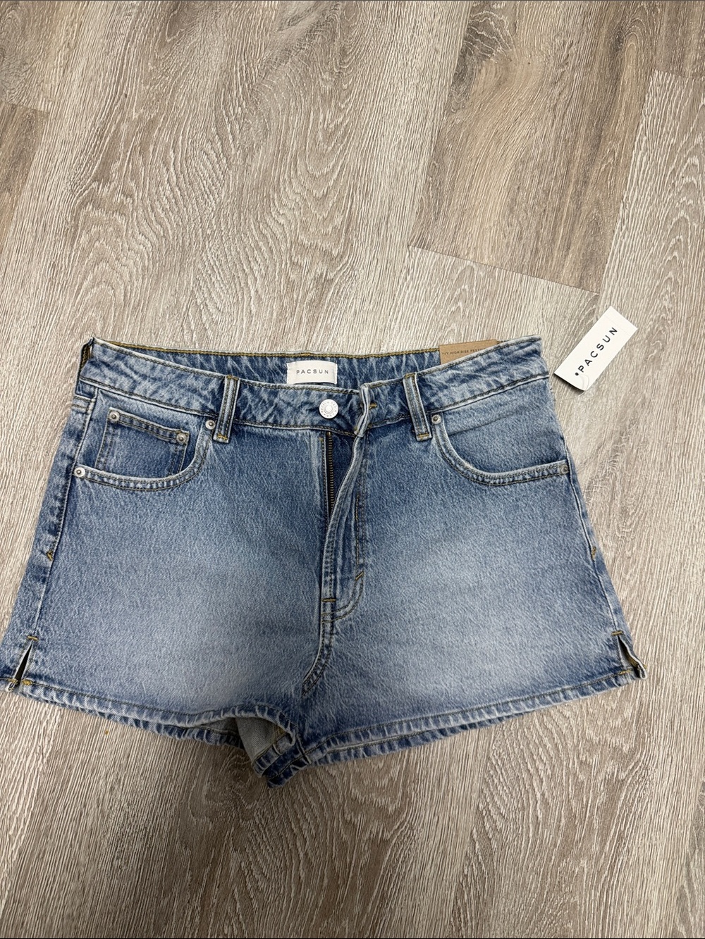 PacSun Light Wash Denim Jean Shorts